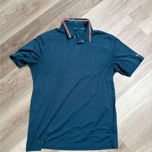 Nike Tiger Woods Collection Men's Blue Polo